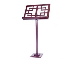 Bois Massif Lutrin 1.06m De Haut, 340 ° Porte Support Feuille De Musique Rotative pour Violon Guitare, 3 Couleurs Disponibles (Color : Phoebe color)