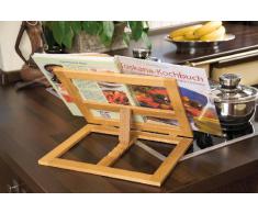 Wedo 2113107 Pupitre de lecture en bambou clair Grande taille