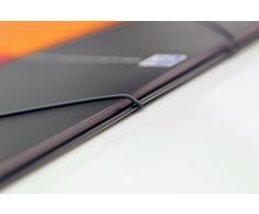 Oxford International Meetingbook Cahier A5+ Polypro 160 Pages Petits Carreaux 5 x 5