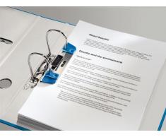 LEITZ Compresseur Perforateur Active 2 feuilles pour classeur Gris