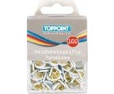 TOPPOINT PUNAISES BLANCHES LOT DE 100 24465