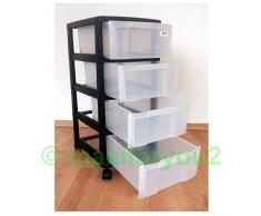 Chariot dossiers suspendus armoires, placards, tiroirs, placard avec 4 tiroirs et bureau 02010401