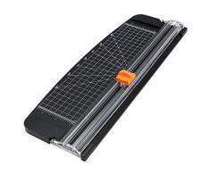 flintronic Massicot A4, Guillotine Portable Coupe-papier 38CM, Outil de Scrapbooking avec Protection de Sécurité Automatique pour Papier Craft, Coupons, Étiquettes et Cartes