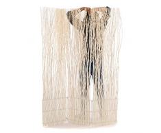 DESIGN DELIGHTS PARAVENT Nature 2 170x120 cm (HxL), Osier, en 3 Parties, Blanchi | écran en Branches, séparation de la Salle de séjour, cloison en Bois, intimité de la pièce