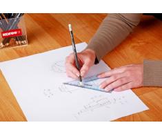 Kores grafitos-crayon de papier hB avec gomme-noir-lot de 12