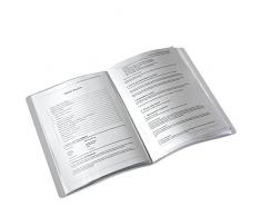 Leitz Style Reliures protège-documents 20 pochettes (40 vues) polypropylène Noir effet brossé