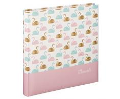 Hama Album photo Jumbo Swan, 30 x 30 cm, 80 pages blanches, doré