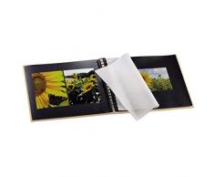 Hama Album Photo Fine Art (format 28 x 24 cm, 50 pages noires, à spirale) Taupe