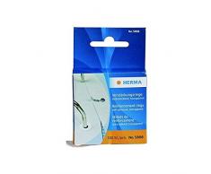 HERMA Lot de 2 Btes de 500 Oeillet de renforcement plastique Transparent adhésif