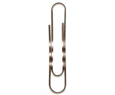 Durable 121224 Boîte de 100 Trombones 50 mm Cuivré