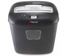 Rexel Duo Destructeur de documents coupe croisée, 10 feuilles à la fois, compatible CD