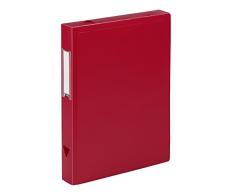 Viquel Class Doc Boîte de classement en polypropylène dos 40 mm Rouge