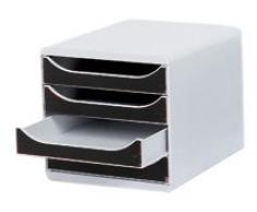 Exacompta Big box Module de classement Gris/Noir