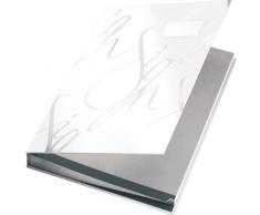Leitz Parapheur Design avec 18 Onglets Cartonnés, A4, Blanc, 57450001