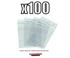 Sachets pour bijoux ou pochette plastique zip. - Format 70 x 100 / Lot de 100