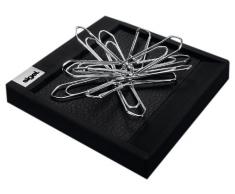 SIGEL SA536 Cintano S Distributeur de Trombones 75 x 11 x 75 mm Noir