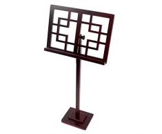 Téléphone Lutrin, Vintage en Bois Massif Lutrin Musique en Bois Support Dulcimer Pipa Erhu Ocarina for Violon Guzheng Lutrin LCSHAN (Color : Sandalwood)