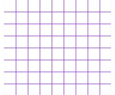 Clairefontaine - Metric - 63362 - Cahier reliure piqûre avec petits carreaux - 24 x 32 cm - 96 pages - Assortis