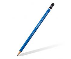 Staedtler Mars Lumograph, Crayons à papier de très haute qualité pour écriture et dessin artistique, Boîte en métal avec 12 crayons assortis 6B-4H, 100 G12