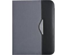 A4 document Conférencier avec bloc-notes Gris