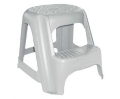 CURVER | Marchepied 2 Marches, Gris granite, Stools, 52,7x48x41 cm