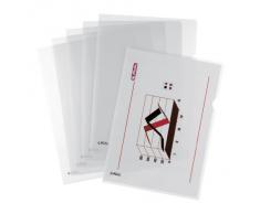 Herlitz 10843746 Lot de 100 pochettes à coin transparentes en plastique A4 Standard 0,11 mm (Import Allemagne)