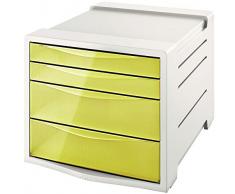 Esselte Bloc de Classement à 4 Tiroirs, Bleu, Colour'Ice, 626284