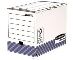 Fellowes Bankers Box System Lot de 10 Boîte d'archives A4+ Dos de 20 cm Bleu