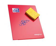 Oxford 400100064 EasyBook Cahier agrafé 24 x 32 cm 96 pages 90 g grands carreaux seyès Orange