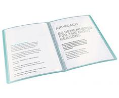 Esselte Reliure Protège-Documents avec 40 Pochettes, Bleu, A4, ColourIce, 626227