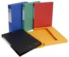 Boite de classement exabox dos 40mm carte lustree scotten nature future