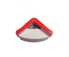 Naliovker R5Mm Rounder Round Corner Trim Paper Punch Card Photo Cartons Cutter Tool Craft Rouge Blanc