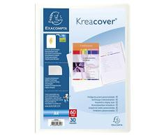 Exacompta Kreacover 58309E Porte-vues rigide A4 60 vues Blanc