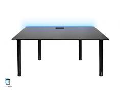 SyberDesk Gaming desk Bureau Gaming pour les Gamers - Ordinateur Bureau de Jeu avec LED pour Les Joueurs, Bureau à Domicile