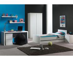 Vipack LARK1214 Lara Caisson pour Bureau MDF Blanc LaquÃ© 60 x 40 x 65,5 cm