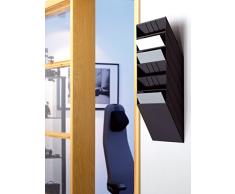 Durable 1709785 Flexiboxx Présentoir Mural 6 Cases Format A4 Paysage Coloris Noir