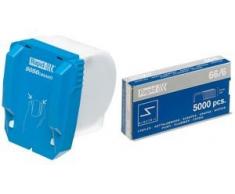 Rapid Agrafes JAKY, Longueur 6 mm, 5000 agrafes, Agrafe jusqu’à 20 feuilles, Fil robuste, 11720001