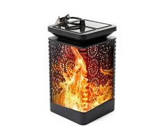 LED Lampes solaires suspendues Lanterne dextérieur LED solaire Lampe flamme danse IP65 étanche Jardin Lumière for le chemin Patio Jardin fil Applique led Spot Extérieur Solaire