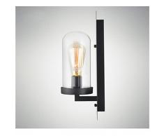 Stylish Chic Lampe murale moderne Lampe applique murale /Lampe murale en métal industriel vintage Style Rustique D'Applique Murale En Verre Lampe Murale Retro