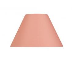 Oaks Lighting Abat-jour conique en coton Rose pâle 20,3 cm