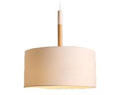 Hong JIA Salon De Salon en Bois Massif Chambre à Coucher Lustre à Couloir,White-50cm