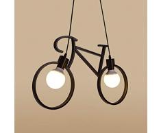 Lampe suspension vendange E27 salle à manger lumineuse suspension métal noir 2 lumières à manger lampes suspendues réglable table hauteur décoratif vie comptoir café chambre chambre