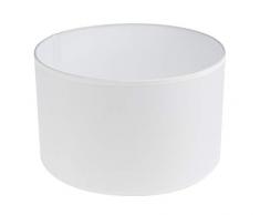 Rayher 2308302 abat-jour rond pour lampes, 25cm ø x 15 cm, 100% polyester, blanc