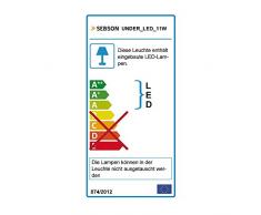 SEBSON Ruban lumineux à LED blanc chaud 60 cm, ruban à LED 11 W, 1000 LM, réglette LED extensible
