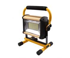SODIAL 100W Rechargeable LED la Lampe de Travail Portable Projecteur LED pour Le Camping ExtéRieur Prise EuropéEnne