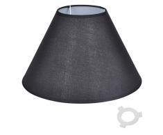Paris Prix - Abat-jour Coniquecherpa 25cm Noir