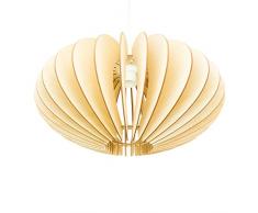 'Suspension "Terra Bois de Bouleau bois lampe plafonnier wodewa Plaque de bois Lights Plafonnier