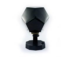 Dinglong DIY PlanéTarium Étoiles Celestial Projecteur Lampe Nuit Ciel LumièRe Romantique Cadeau ÉToile Sky Projection Nuit LumièRe Lampe ExtéRieure Chambre DéCoration ÉClairage Gadget (Noir)