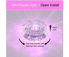 Spots muraux Spot Plafonnier spots de plafond Downlight Crystal Bedroom Living Room Ceiling Light Recessed Spotligh Led 3W Ceiling Light Fixture Lighting Chandelier Spot Ceiling +Light-09