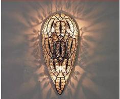 Gowe Fashion murale rustique Lampes de Chevet vintage en fer forgé Applique murale en cristal lampe murale éclairage intérieur LED pour chambre E27 * * * * * * * * 3